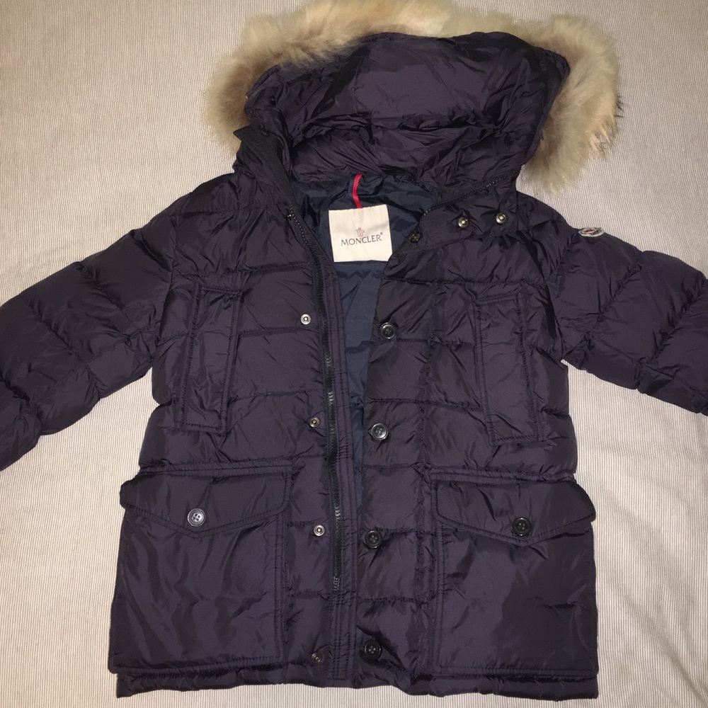 Moncler Navy Kids Puffer Jacket
